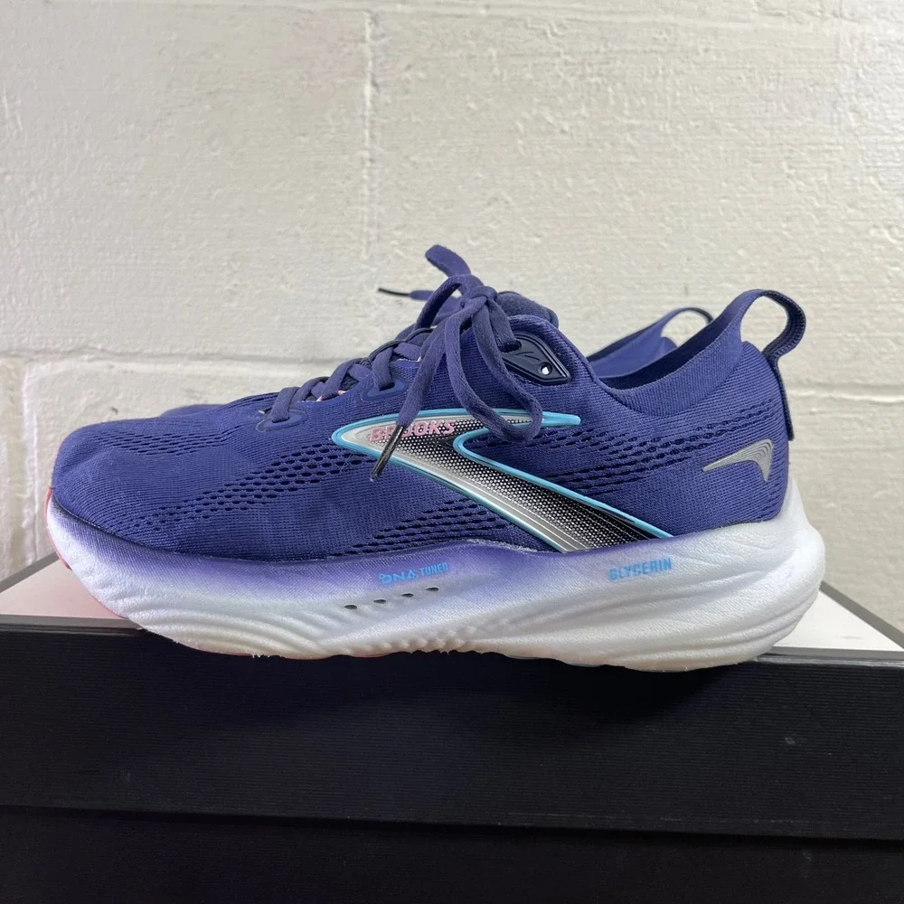 Brooks Glycerin 22 1204342E429 Blue Running Shoes‎ Sneaker Women 9 Extra Wide EE
